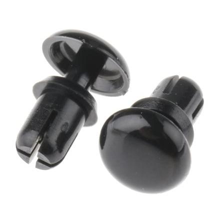 Essentra Nýt, Nylon, délka nýtu: 6.1 mm, Obyčejný Zacvaknutí, průměr nýtu: 3.5 mm tloušťka 3 mm