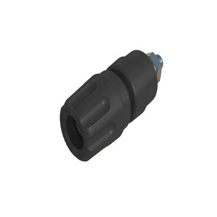 Testovací svorka 35A, Šedá, pokovení kontaktu: Nikl, 60V dc, materiál kontaktu: Mosaz 8 mm Hirschmann Test & Measurement