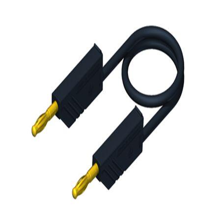 Hirschmann Test & Measurement Zkušební sonda, Bílá 32A, délka kabelů: 1 m, 60V dc, Polyvinylchlorid, úroveň kategorie: