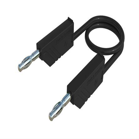 Hirschmann Test & Measurement Zkušební sonda, Zelená 16A, délka kabelů: 1 m, 60V dc, Silikon, úroveň kategorie: CAT 0,
