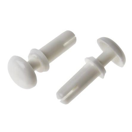 Essentra Nýt, Nylon, délka nýtu: 9 mm, Obyčejný Zacvaknutí, průměr nýtu: 3 mm tloušťka 6.5 mm