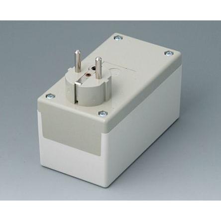 OKW Pouzdro na zástrčky ABS barva Bílá IP40 120 mm 65 mm 65 mm
