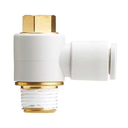 SMC Pneumatická armatura, řada: KQ2, Nerezová ocel, Zásuvný 4mm M5 x 0.8 Metrické