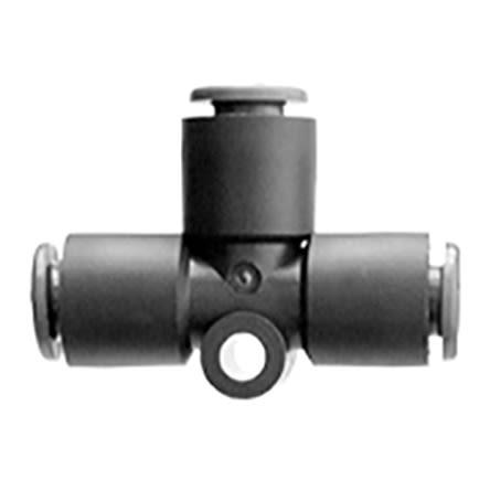 SMC Pneumatický adaptér s oboustr. vněj. závitem, tvaru T, řada: KR, Push-in 8 mm, Push In 8 mm Zásuvný Odolné vůči