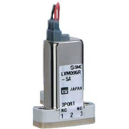 Elektromagnetický ventil 3-portový solenoid, řada: LVM07 SMC 12V dc
