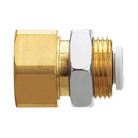 SMC Konektor Bulkhead, řada: KQ2, Nerezová ocel, Zásuvný 6mm G 1/4 G