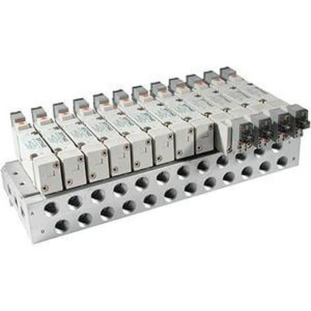 Rozvaděč, řada: SS5Y7 7 stanovišť G, pro použití s: 5portový elektromagnetický ventil SMC