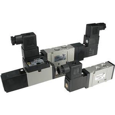 Elektromagnetický řídicí ventil 2polohový solenoid, řada: VFS2000 RRC (PT) Solenoid, max. průtok: 9815NL/min SMC 24V dc