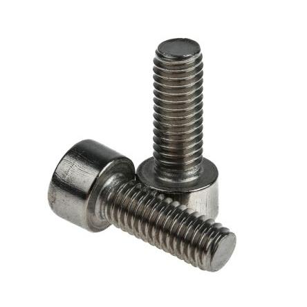 RS PRO Šroub s vnitřním šestihranem, Obyčejný, Nerezová ocel hlavice Vnitřní šestihran, M6, M6, délka: 16 mm