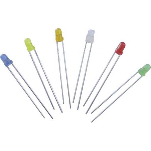 Thomsen LED-3-BLINK-ROT-1560 LED s vývody červená kulatý 3 mm 1560 mcd 60 ° 20 mA