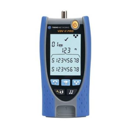 Tester síťových kabelů Tester kabelů, číslo modelu: VDV II Pro TREND Networks RJ45, RJ12