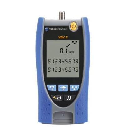 Tester síťových kabelů Tester kabelů, číslo modelu: VDV II TREND Networks RJ11, RJ12, Koaxiální, RJ45