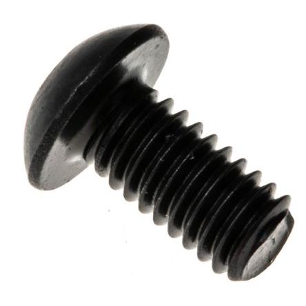 RS PRO Šroub s vnitřním šestihranem, Černá, Ocel hlavice Vnitřní šestihran, M4, M4, délka: 8 mm