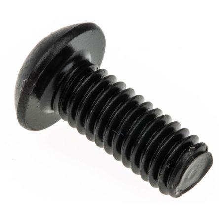 RS PRO Šroub s vnitřním šestihranem, Lesklý zinek, Ocel hlavice Vnitřní šestihran, M4, M4, délka: 10 mm