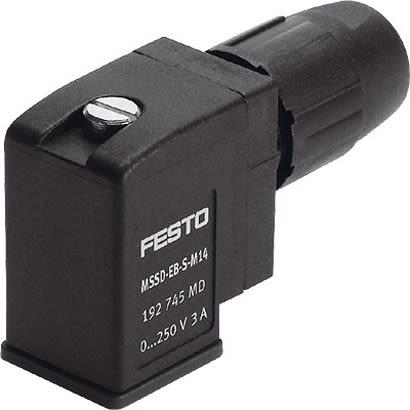 Adaptér elektromagnetického ventilu, pro použití s: Zásuvka MSSD-EB-S-M14 Festo