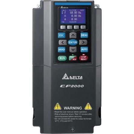 Pohon s proměnnými otáčkami, řada: CP2000 2.2 kW 3 599Hz 460V IP20 Delta Electronics 5.5 A