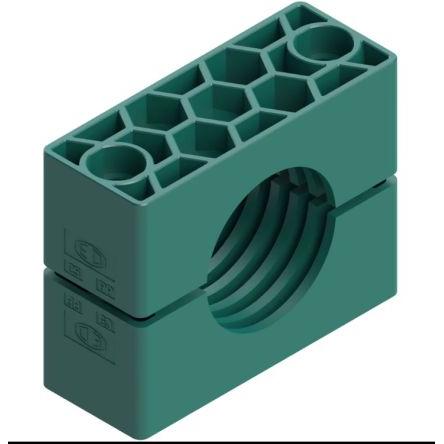 Hydraulická potrubní svorka RCP342X Parker, pro vnější průměr trubice: 42 mm OD