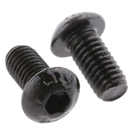 RS PRO Šroub s vnitřním šestihranem, Lesklý zinek, Ocel hlavice Vnitřní šestihran, M6, M6, délka: 12 mm