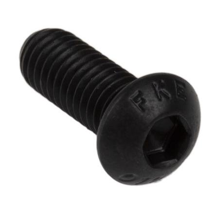 RS PRO Šroub s vnitřním šestihranem, Lesklý zinek, Ocel hlavice Vnitřní šestihran, M6, M6, délka: 16 mm