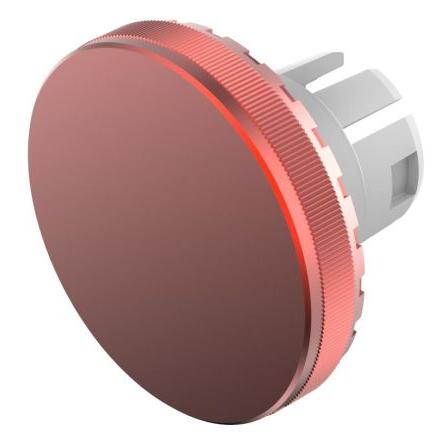 EAO Krycí sklíčko indikátoru, průměr: 19.7 mm, tvar čočky Plochý, barva čočky: Červená