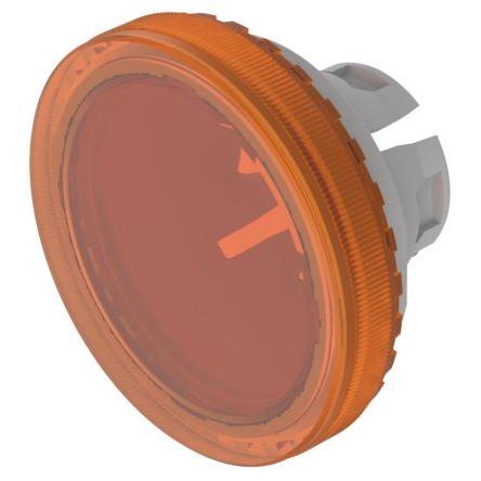 EAO Krycí sklíčko indikátoru, průměr: 19.7 mm, tvar čočky Plochý, barva čočky: Oranžová