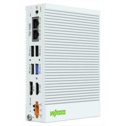 WAGO Průmyslový počítač, řada: 752 Intel Atom 1.91 GHz Linux Hliník IP40 64Gb Ddr.3L 42 W 4