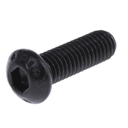 RS PRO Šroub s vnitřním šestihranem, Lesklý zinek, Ocel hlavice Vnitřní šestihran, M6, M6, délka: 20 mm