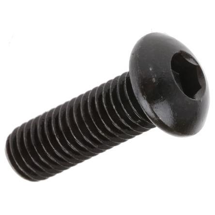 RS PRO Šroub s vnitřním šestihranem, Lesklý zinek, Ocel hlavice Vnitřní šestihran, M8, M8, délka: 25 mm