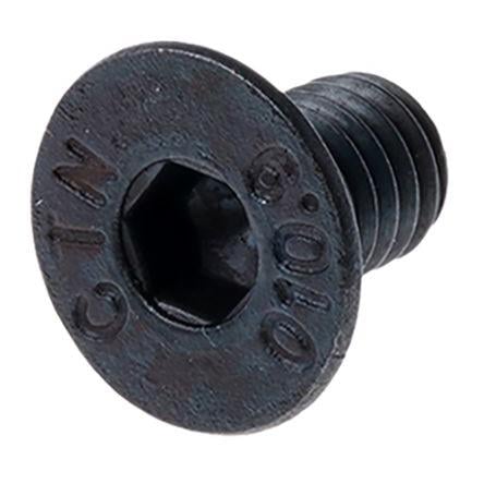 RS PRO Šroub s vnitřním šestihranem, Obyčejný, Ocel hlavice Zápustný s vnitřním šestihranem, M6, M6, délka: 10 mm
