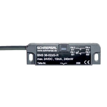 Schmersal BNS 36 Magnetické Bezkontaktní bezpečnostní spínač 24V dc Termoplast vyztužený skelnými vlákny 2 Kabel