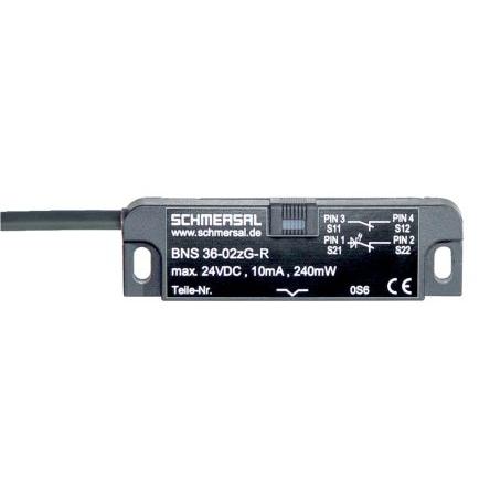 Schmersal BNS 36 Magnetické Bezkontaktní bezpečnostní spínač 75V dc Termoplast vyztužený skelnými vlákny 2 Kabel