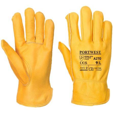 Portwest Rukavice Žlutá CE Kůže 3 2 4 Ne Ne 10 A270