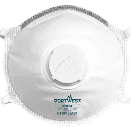 Portwest Respirační maska, řada: P30, SC: One Size, Bílá, Maska