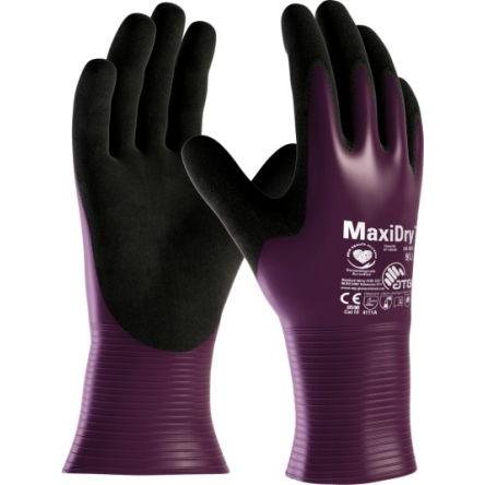 ATG Pracovní rukavice Purpurová EN ISO 374-5:2016, EN ISO 374-1:2016 + A1:2018/Type C, EN 388:2016 + A1:2018 Spandex,