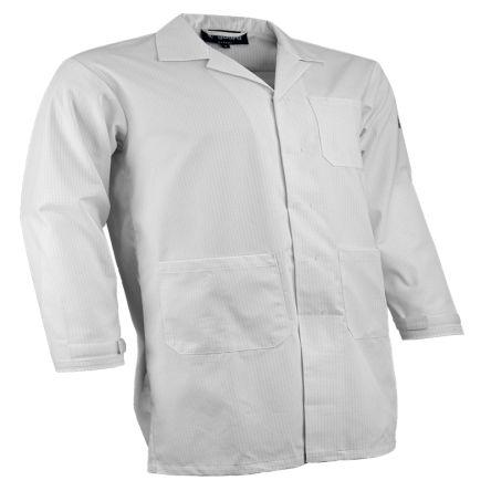 Coverguard Bílý laboratorní plášť, Bílá Unisex, SC: XL Opakovaně použitelné