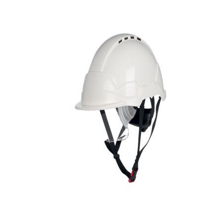 Coverguard Ochranná přilba EN 397, Bílá, 6bodový postroj z polyethylenu s 6 textilními popruhy, ABS Shell, Polyetylen
