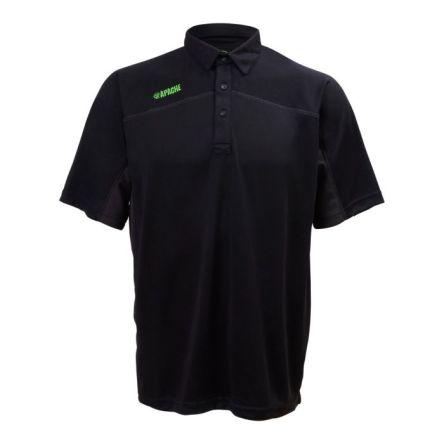 Apache Langley Černá 100% polyester Polokošile 2XL