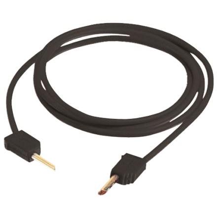 Staubli Zkušební kabel s konektorem, Černá 10A, délka kabelů: 600 mm, 30 V ac, 60V dc, Polyvinylchlorid