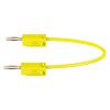 Staubli Zkušební kabel s konektorem, Žlutá 10A, délka kabelů: 300 mm, 30 V ac, 60V dc, Polyvinylchlorid, úroveň