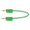 Staubli Zkušební kabel s konektorem, Zelená 10A, délka kabelů: 300 mm, 30 V ac, 60V dc, Polyvinylchlorid, úroveň