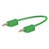 Staubli Zkušební kabel s konektorem, Zelená 10A, délka kabelů: 300 mm, 30 V ac, 60V dc, Polyvinylchlorid, úroveň