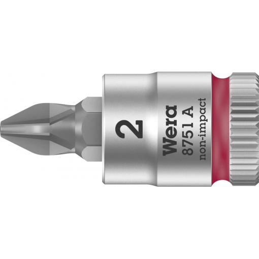 Wera 8751 A 05003351001 křížový PH nástrčný klíč PH 2 1/4 (6,3 mm)