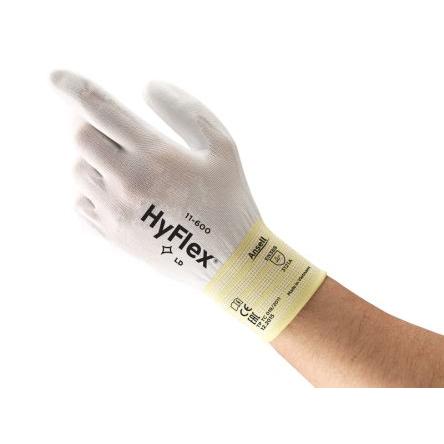 Ansell Pracovní rukavice Bílá No Nylon 3 1 2 Polyuretan Ne Ne 10 HyFlex 11-600
