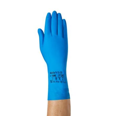 Ansell Pracovní rukavice EN 374 Chemické látky Modrá EN 374 Type B, EN 388, EN 388 Abrasion 1, EN 388 Tear 0 Nitril 1 1