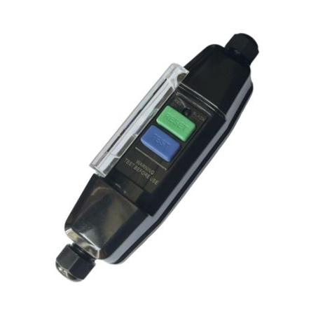RS PRO Napájecí konektor RCD Inline In-Line RCD adaptér, formát pólů: 2, 240V ac 16A
