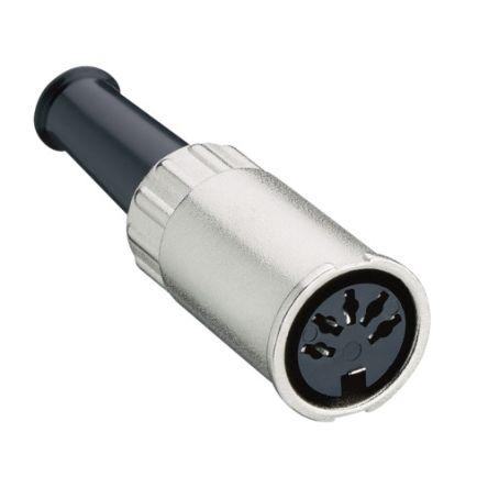 Lumberg Konektor DIN, řada: 0122, počet kontaktů: 5, 100V ac, orientace těla: Rovný 4A DIN 41524, typ připojení: