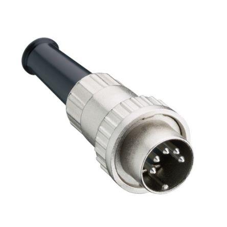Lumberg Konektor DIN, řada: 0132, počet kontaktů: 5, 100V ac, orientace těla: Rovný 4A DIN 41524, typ připojení: