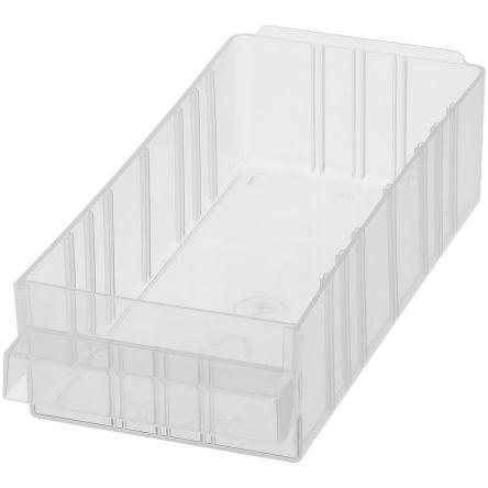 Zásuvka 1 Průhledné Polypropylen Průhledné zásuvky 41 mm x 67mm x 153 mm Raaco