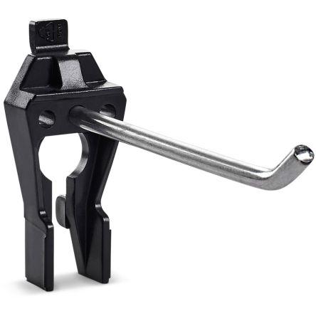 Háček ve tvaru J Deska, Acetal, Ocel, délka: 90 mm, Obyčejný Raaco