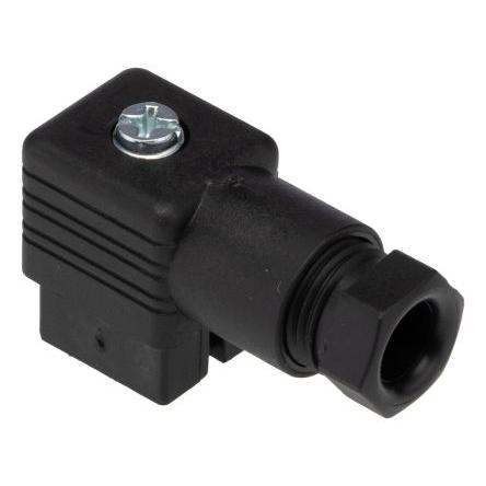 Hirschmann Napájecí konektor, řada: GO, IP65, Šroubová svorka barva Černá, 6A 6, 50 V ac, 50V dc
